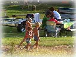 Kids Walking to the Water