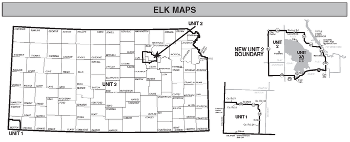 Elk Management Map