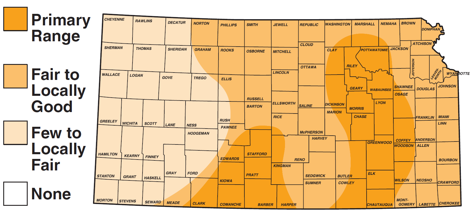 Bobwhite Quail Map