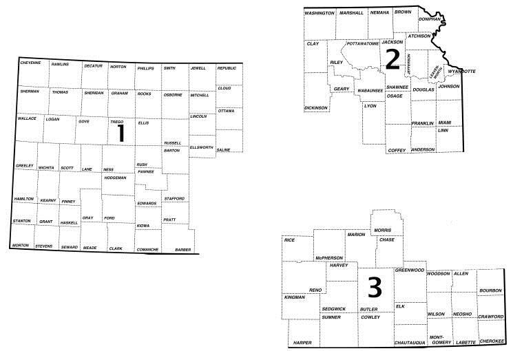 3 Region map