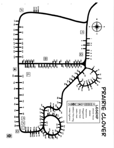 Prairie Clover Campground Map