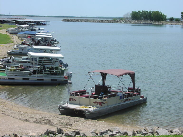 Boats in Marina cove