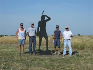 Glen Elder State Park - "Indian" shadow sculpture