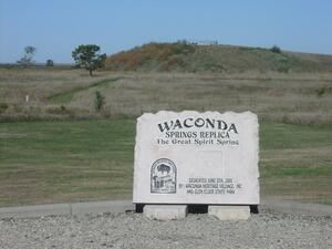 Glen Elder State Park - Waconda Springs replica