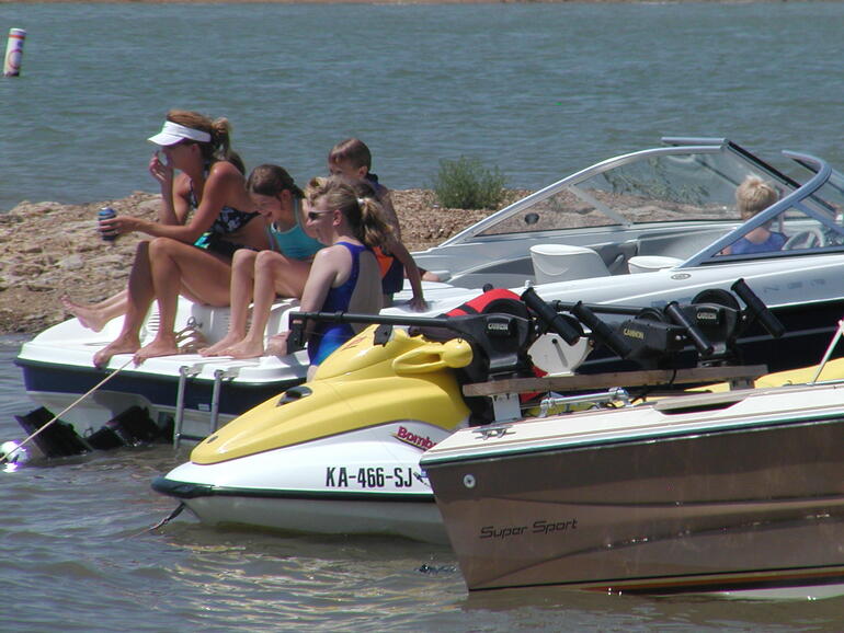 Wilson Lake Area Association Poker Run Participants