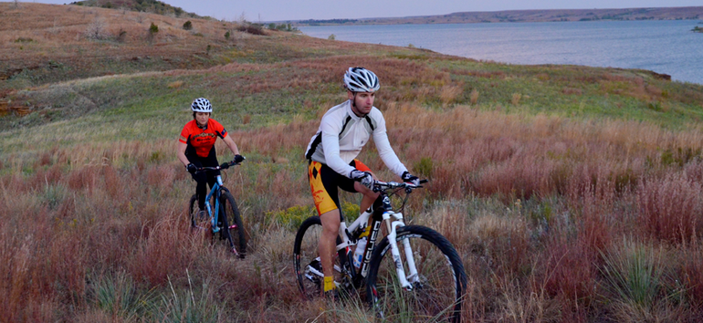 Wilson-State-Park-Sunset-Bikers