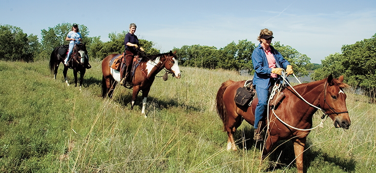 Kanopolis State Park Horse Riders